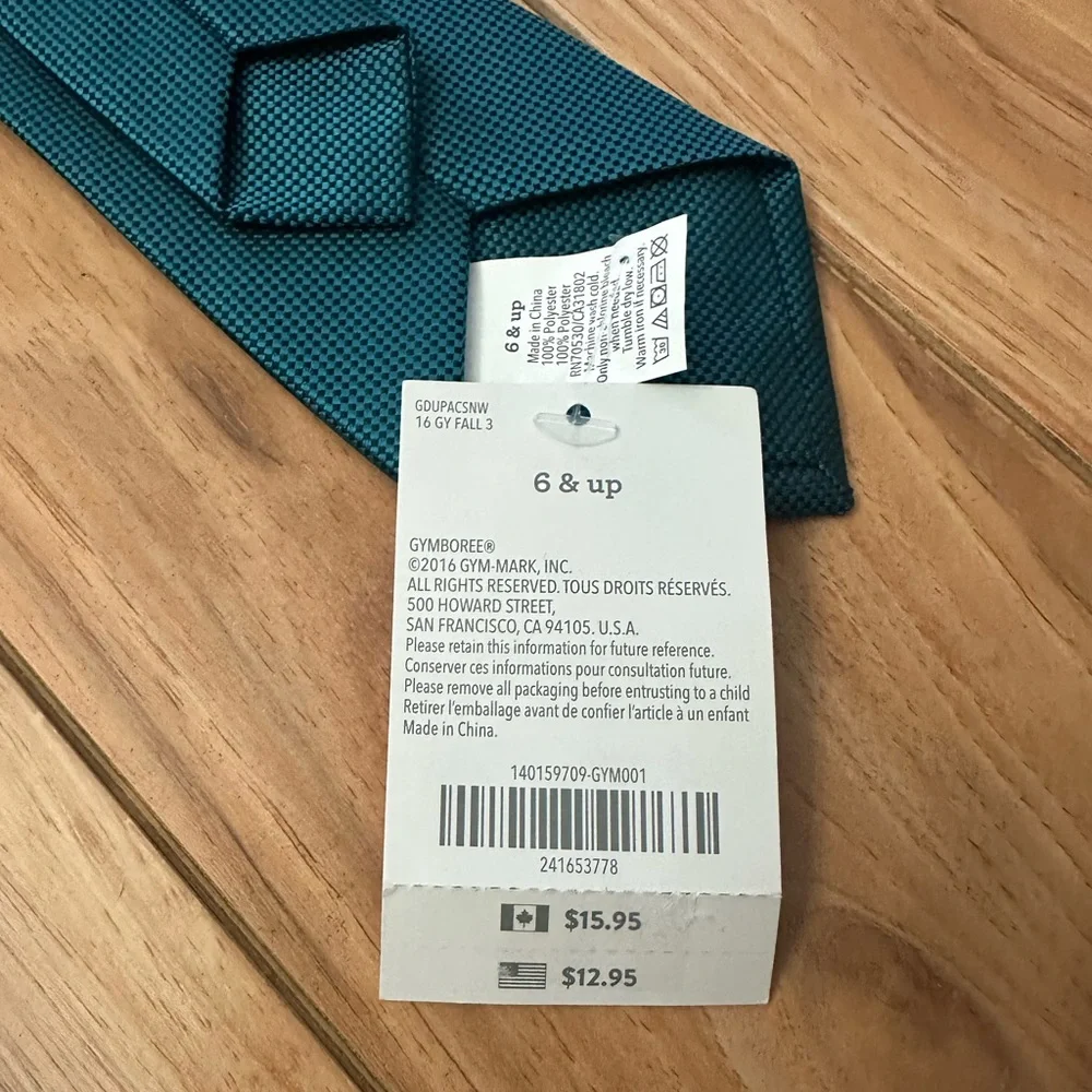 Teal Necktie